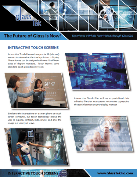 Interactive Touch Screens