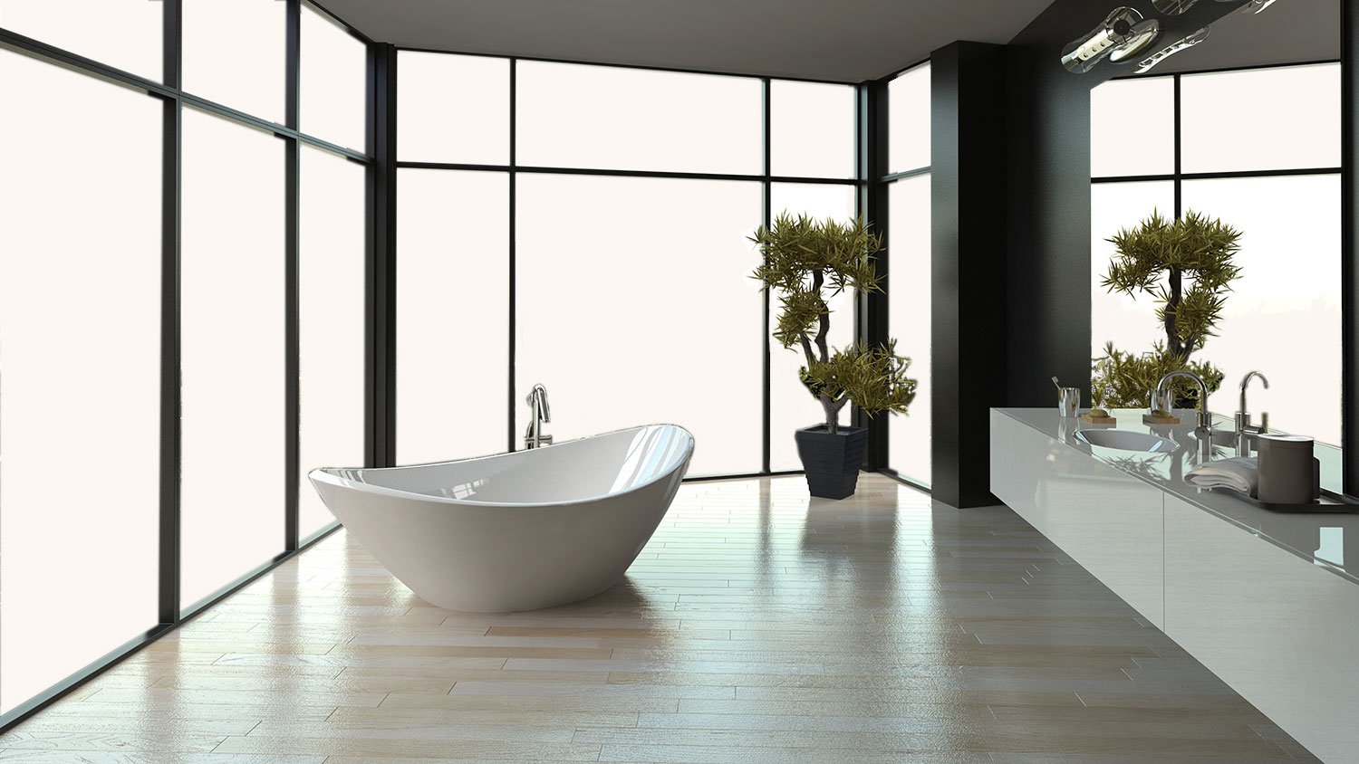 SMART GLASS BATH 2 OFF